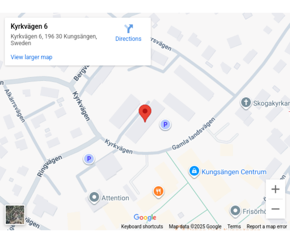 Karta för WeMind Kungsängen
